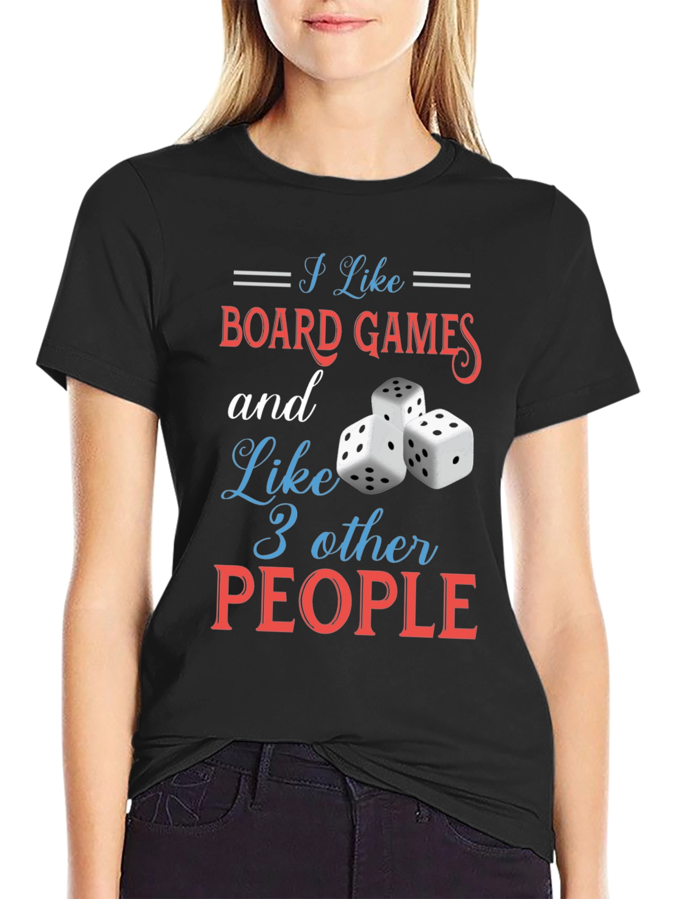 Board Games & 3 People T-Shirt