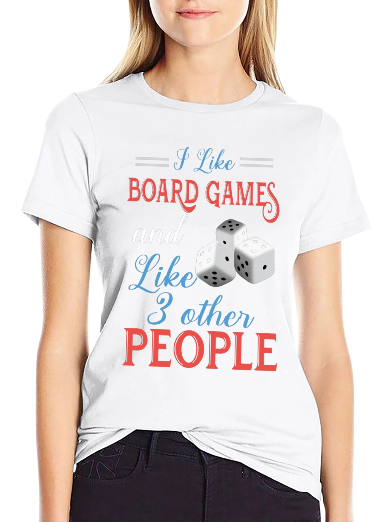 Board Games & 3 People T-Shirt