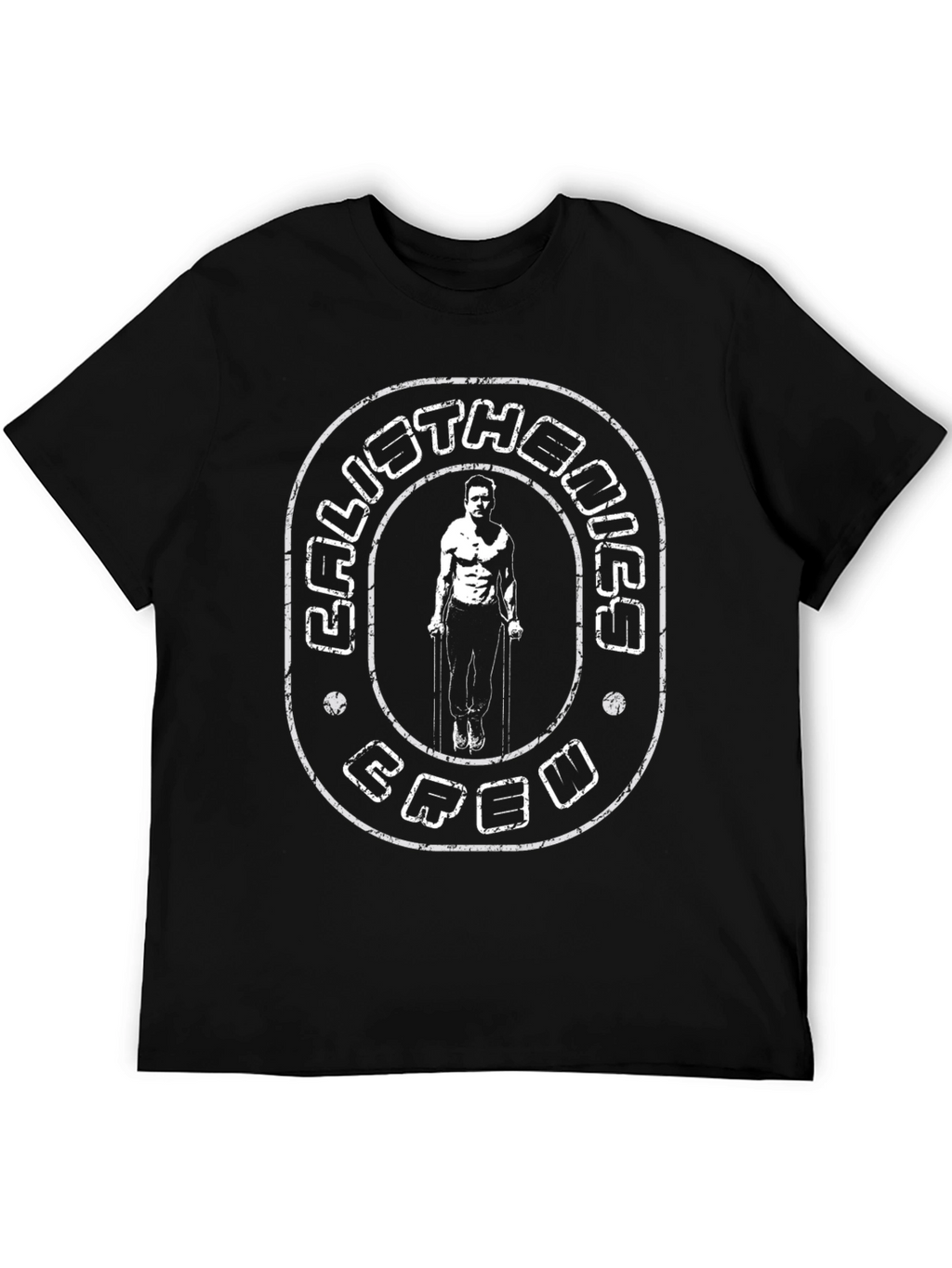 Calisthenics Crew Graphic Tee - Black