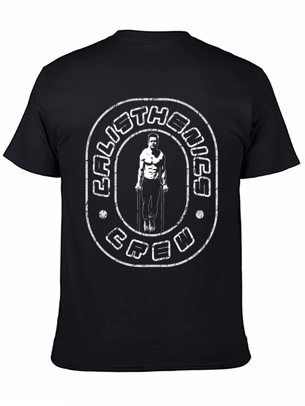 Calisthenics Crew Graphic Tee - Black