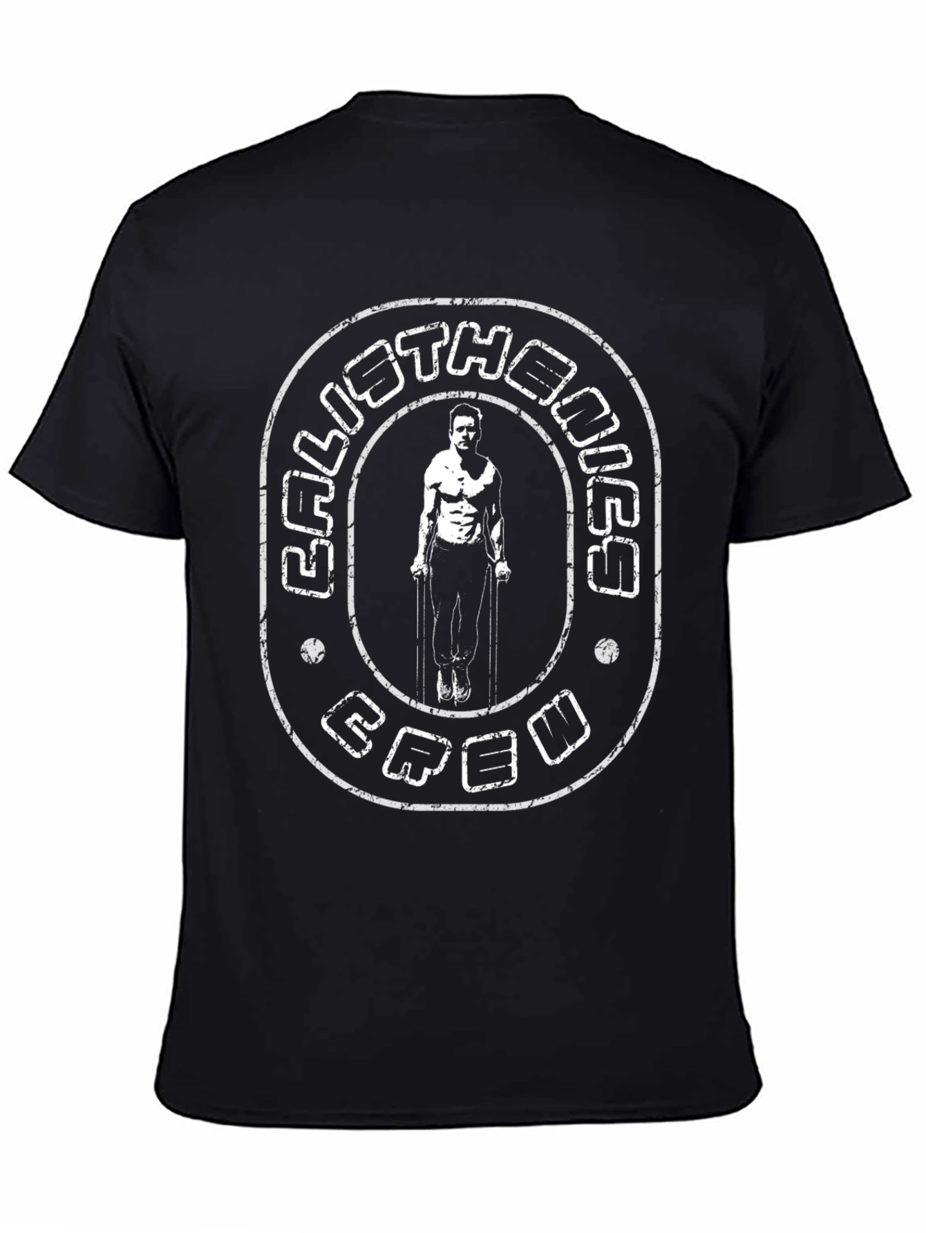 Calisthenics Crew Graphic Tee - Black