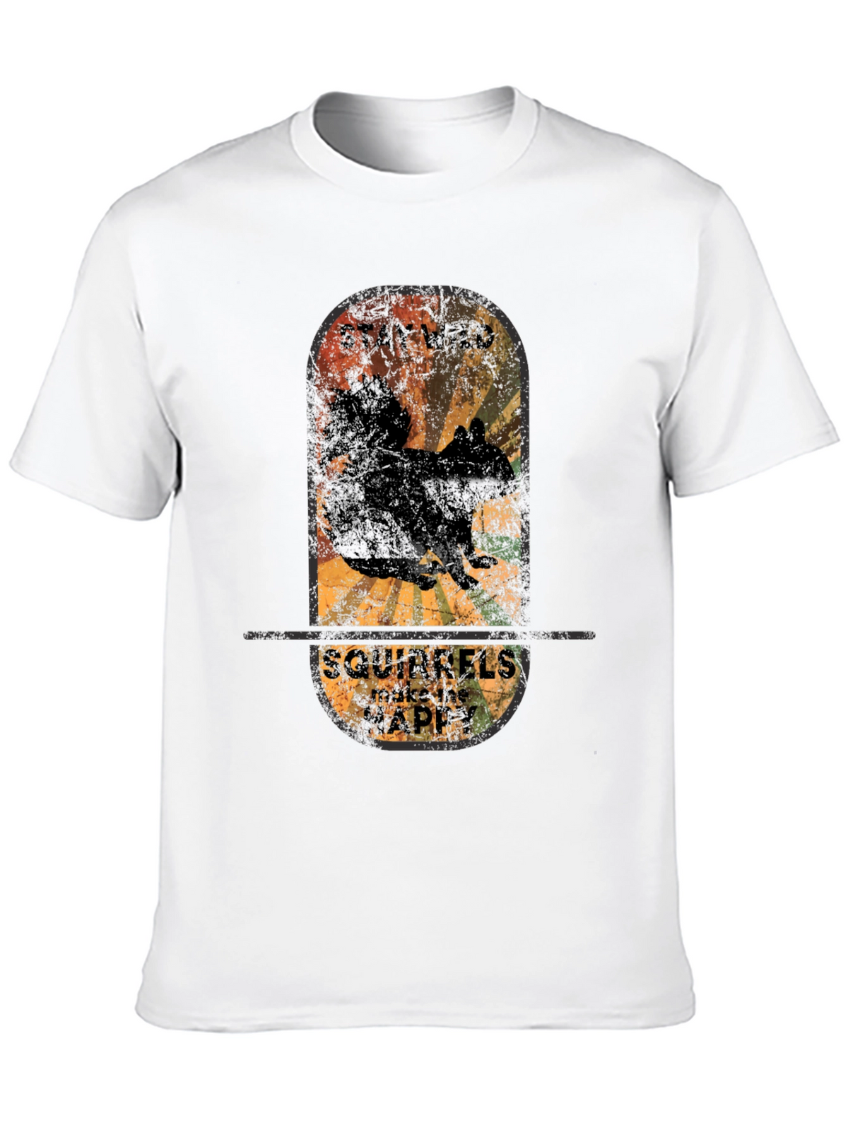 Stay Wild Squirrels T-Shirt - Vintage Graphic Tee