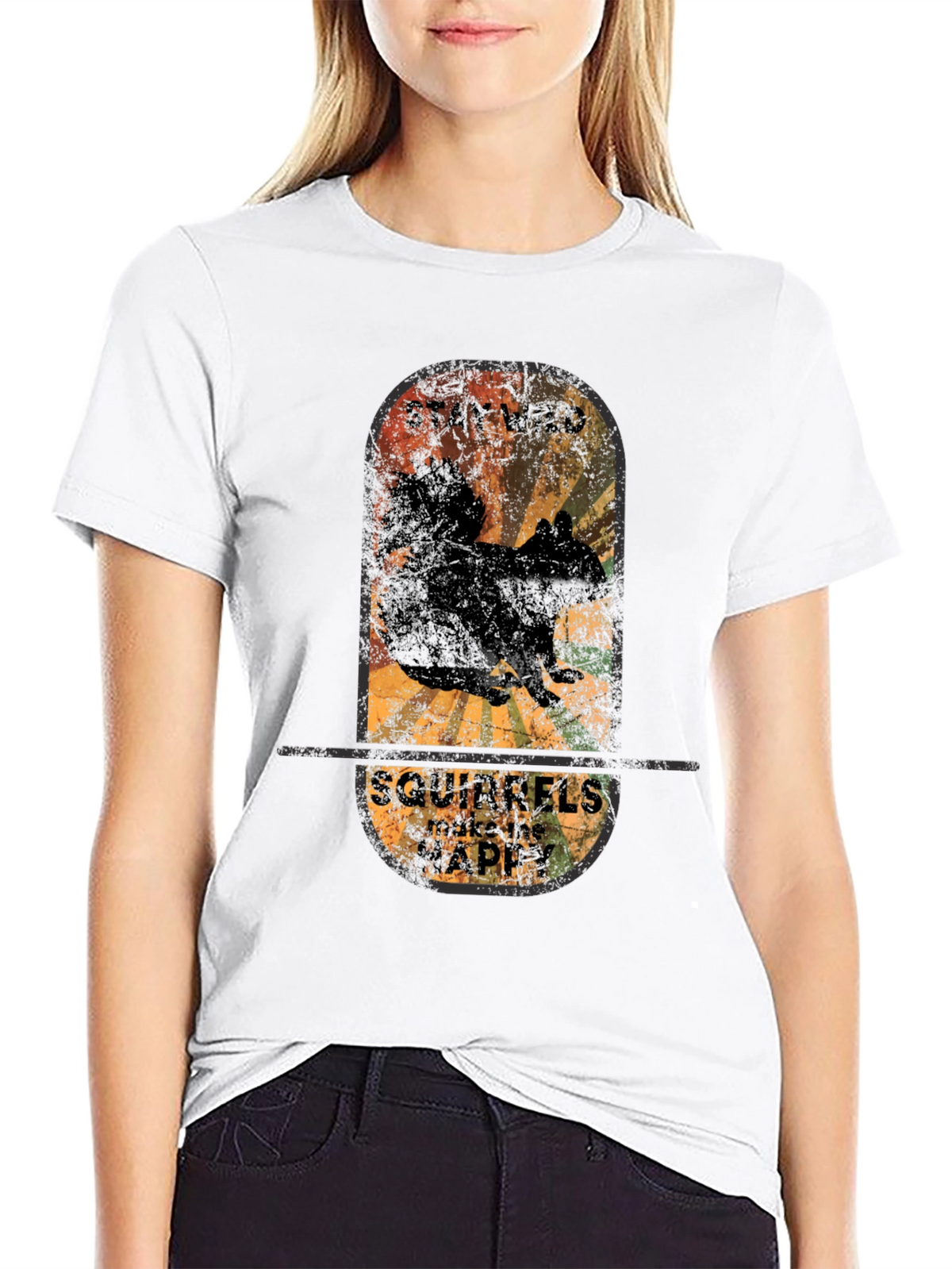 Stay Wild Squirrels T-Shirt - Vintage Graphic Tee