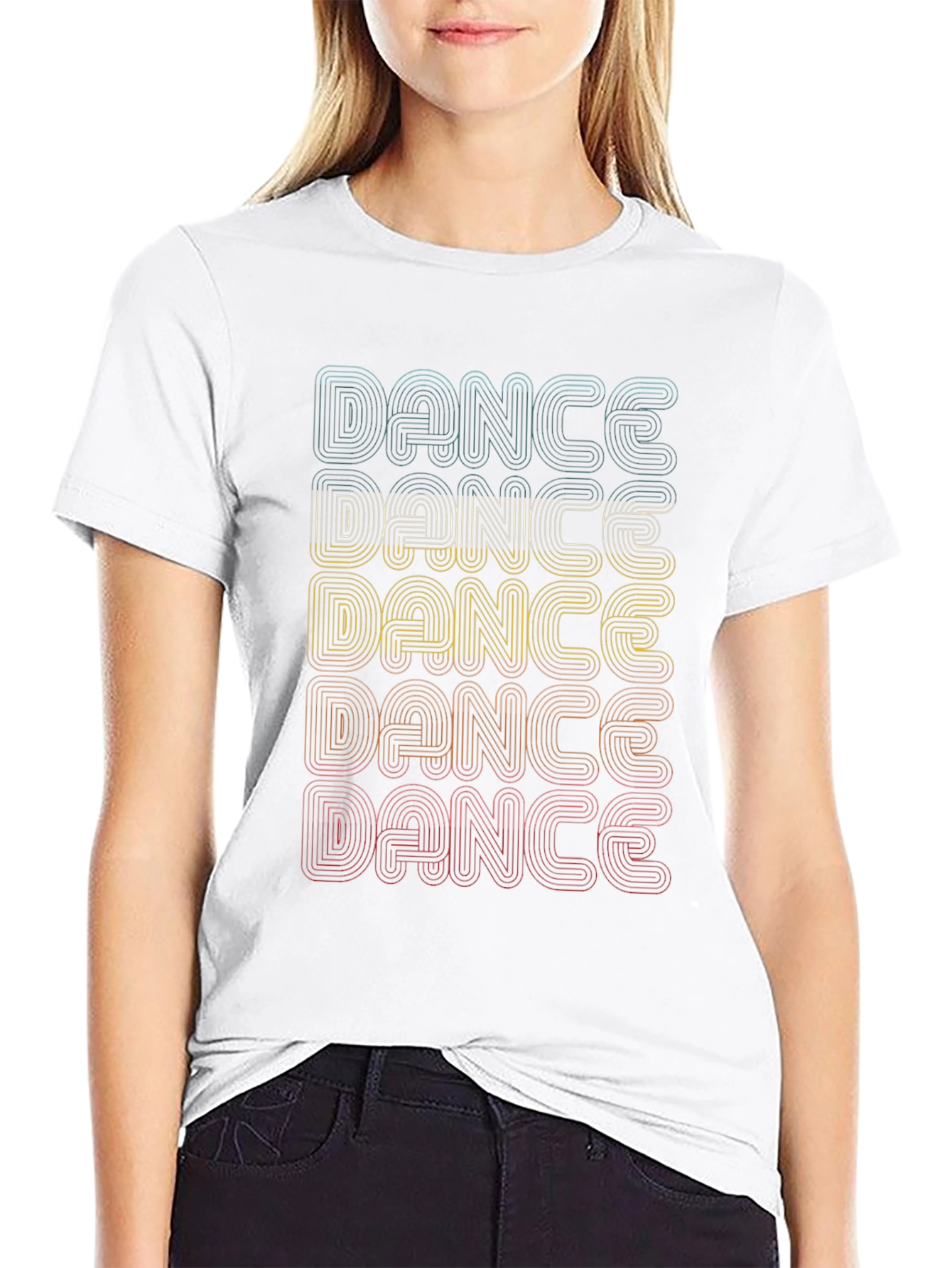 Retro Dance T-Shirt - 70s Style Graphic Tee