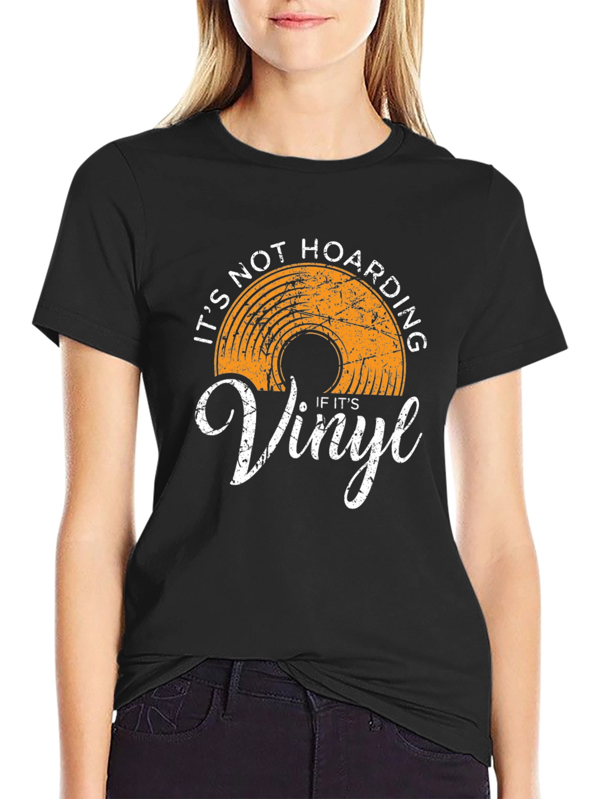 Vinyl Record Collector T-Shirt - Its Not Hoarding!