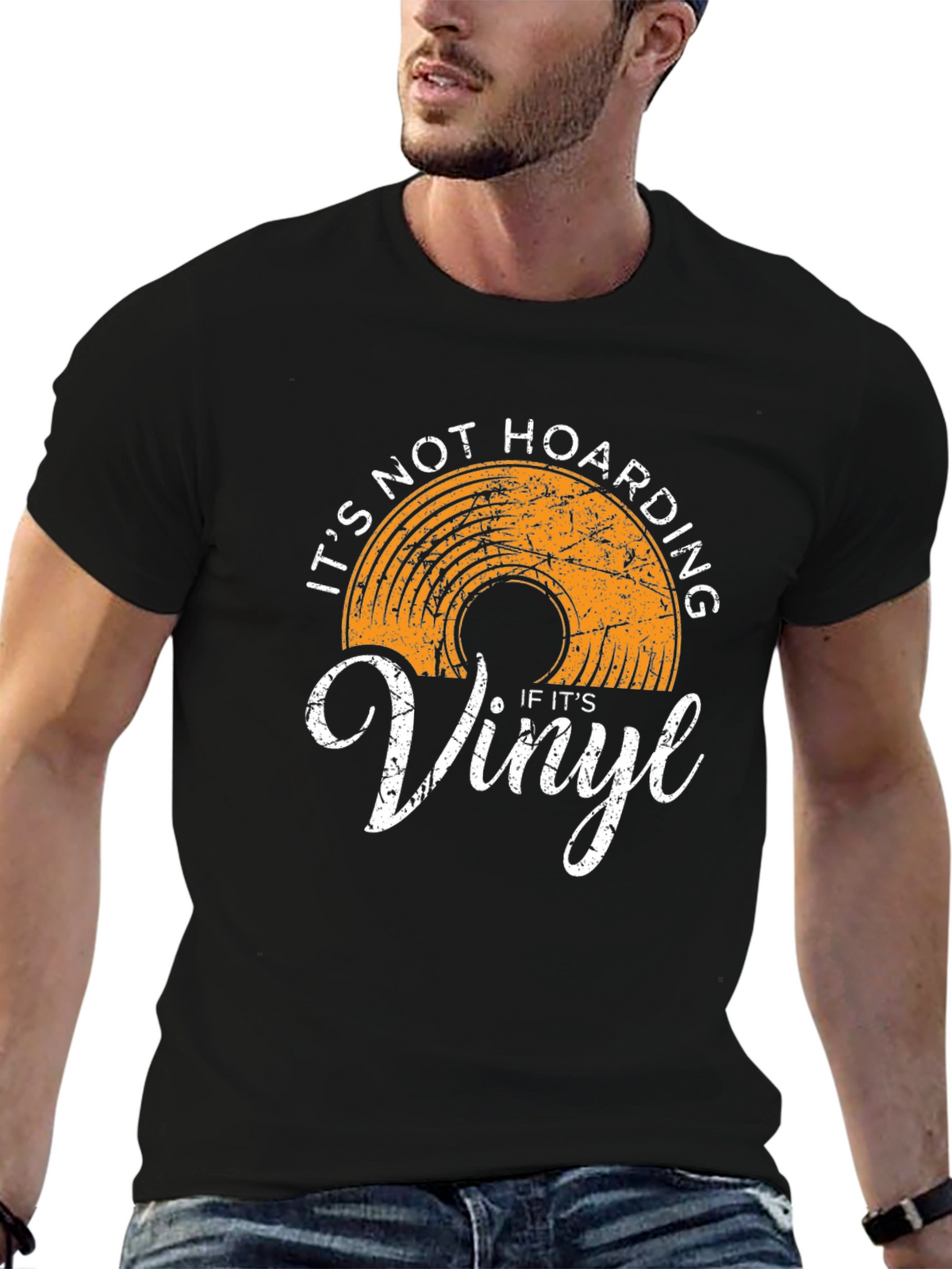 Vinyl Record Collector T-Shirt - Its Not Hoarding!