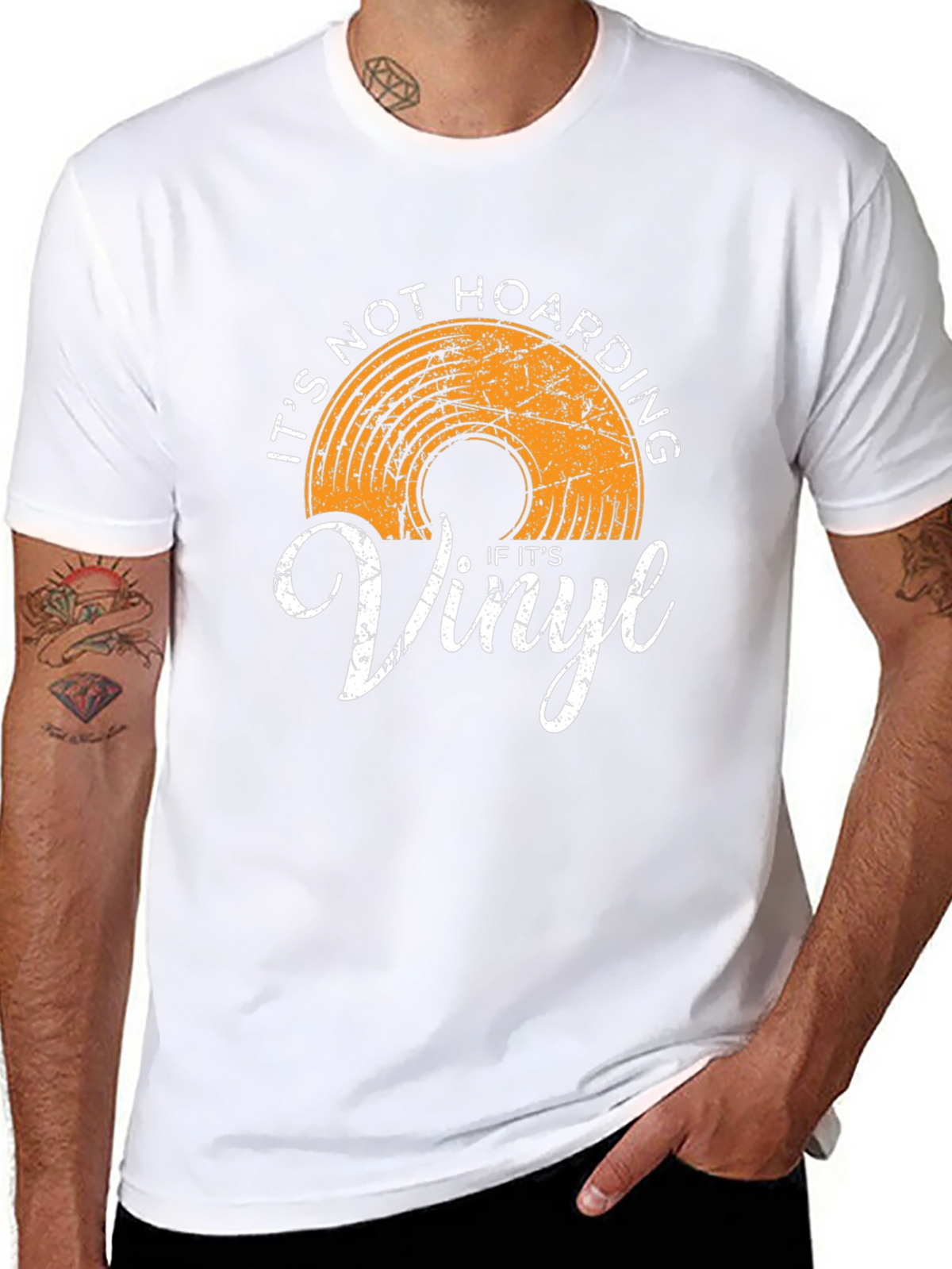 Vinyl Record Collector T-Shirt - Its Not Hoarding!