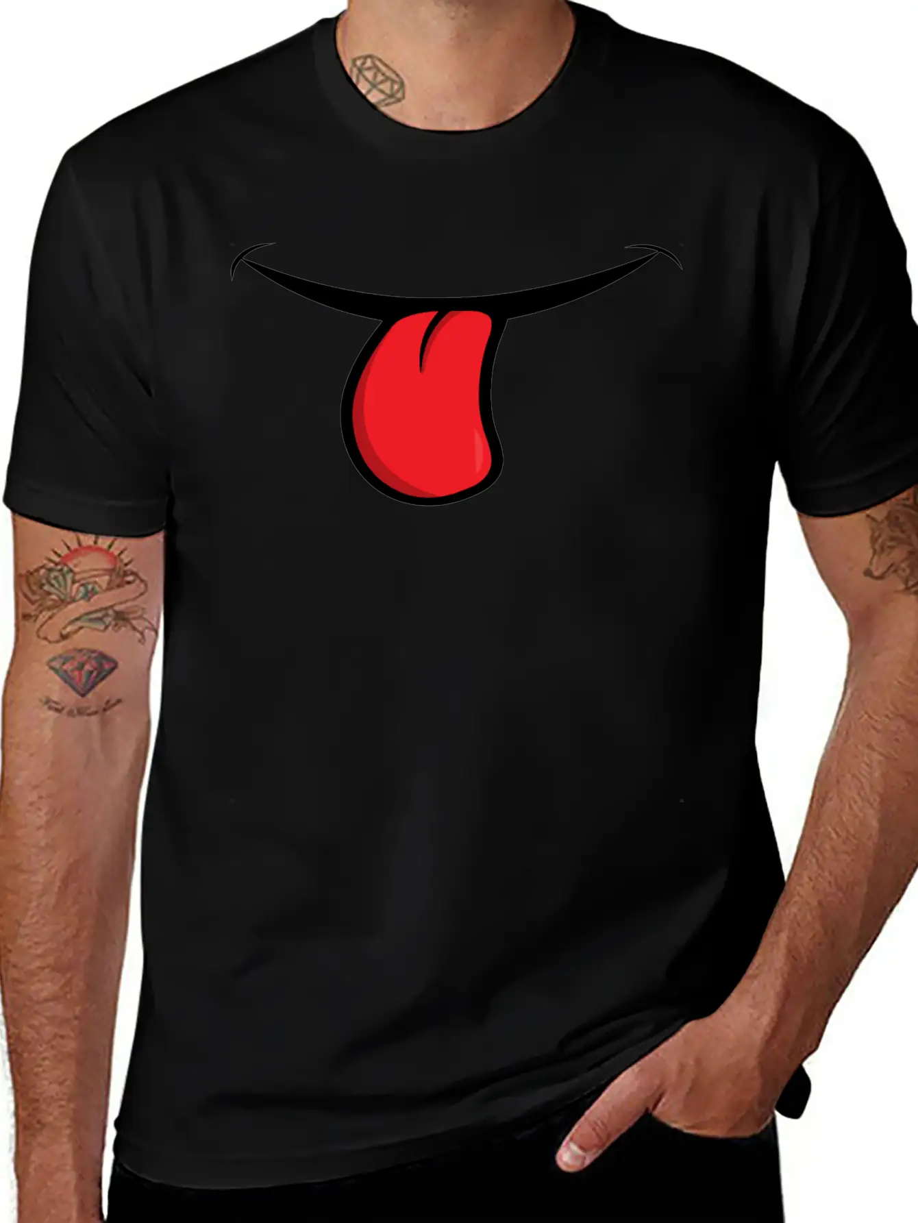Face Laugh Teeth Grimace Grimace Unisex Casual T-Shirt – Clean Design For Daily Comfort