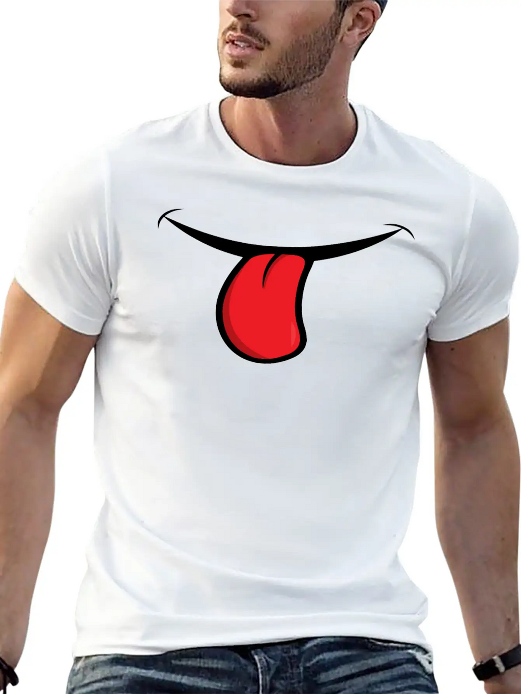 Face Laugh Teeth Grimace Grimace Unisex Casual T-Shirt – Clean Design For Daily Comfort