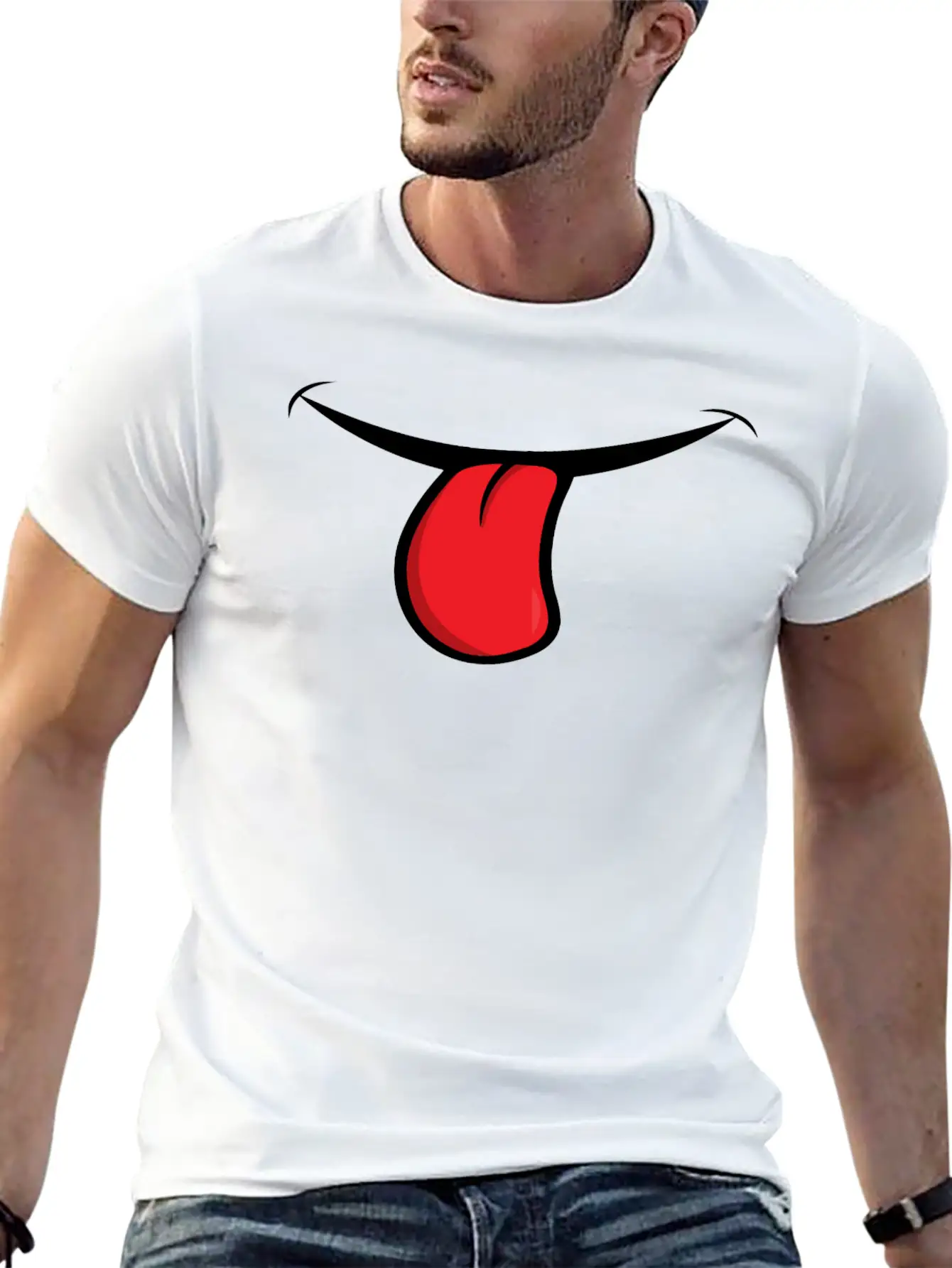 Face Laugh Teeth Grimace Grimace Unisex Casual T-Shirt – Clean Design For Daily Comfort