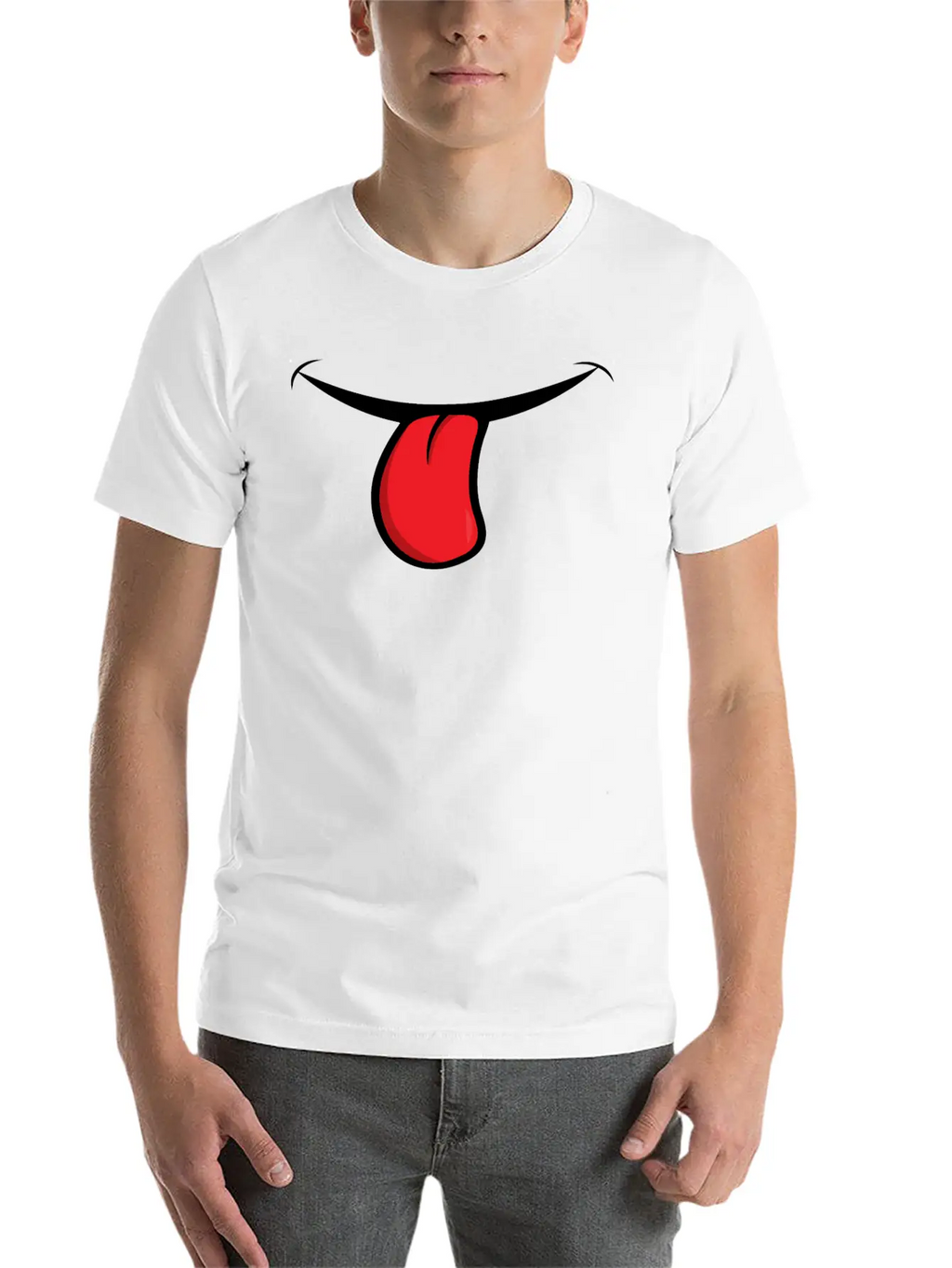 Face Laugh Teeth Grimace Grimace Unisex Casual T-Shirt – Clean Design For Daily Comfort