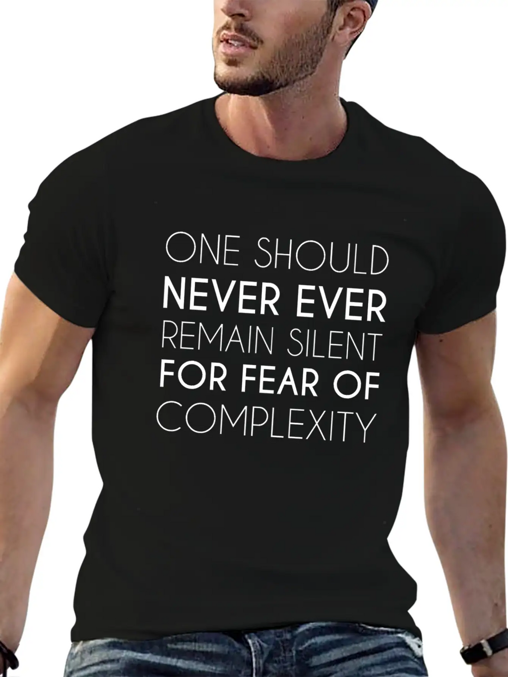 Face The Fear Of Complexity Essential Cotton Tee For Daily Outfits – Unisex Style
