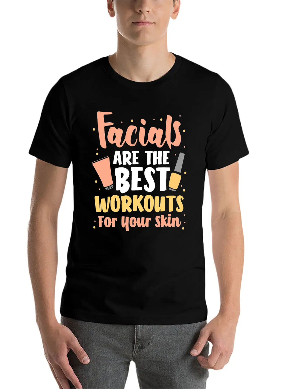 Facial Face Skin Care Dermatologist Relaxed Everyday Tee – Lightweight And Durable Cotton