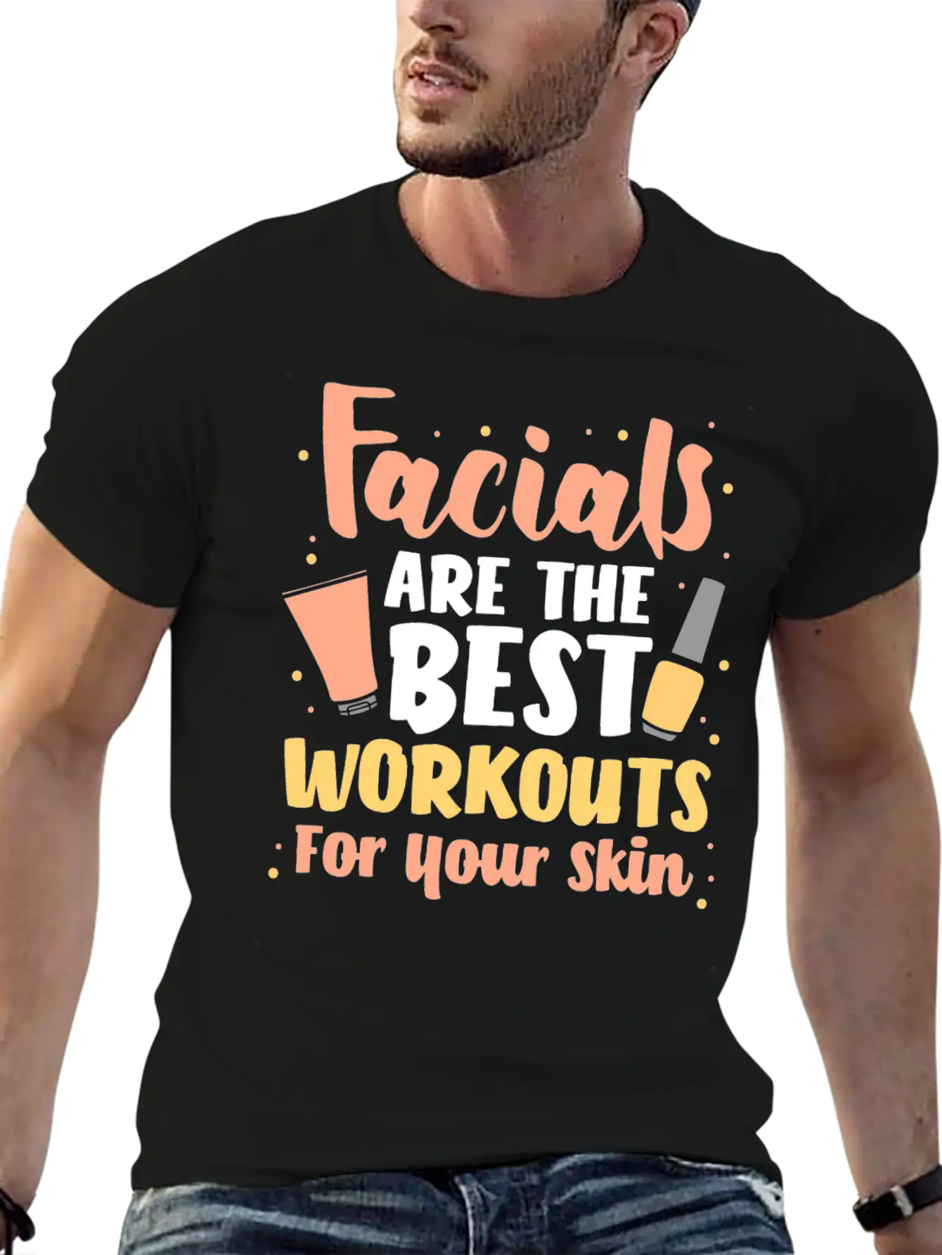 Facial Face Skin Care Dermatologist Relaxed Everyday Tee – Lightweight And Durable Cotton