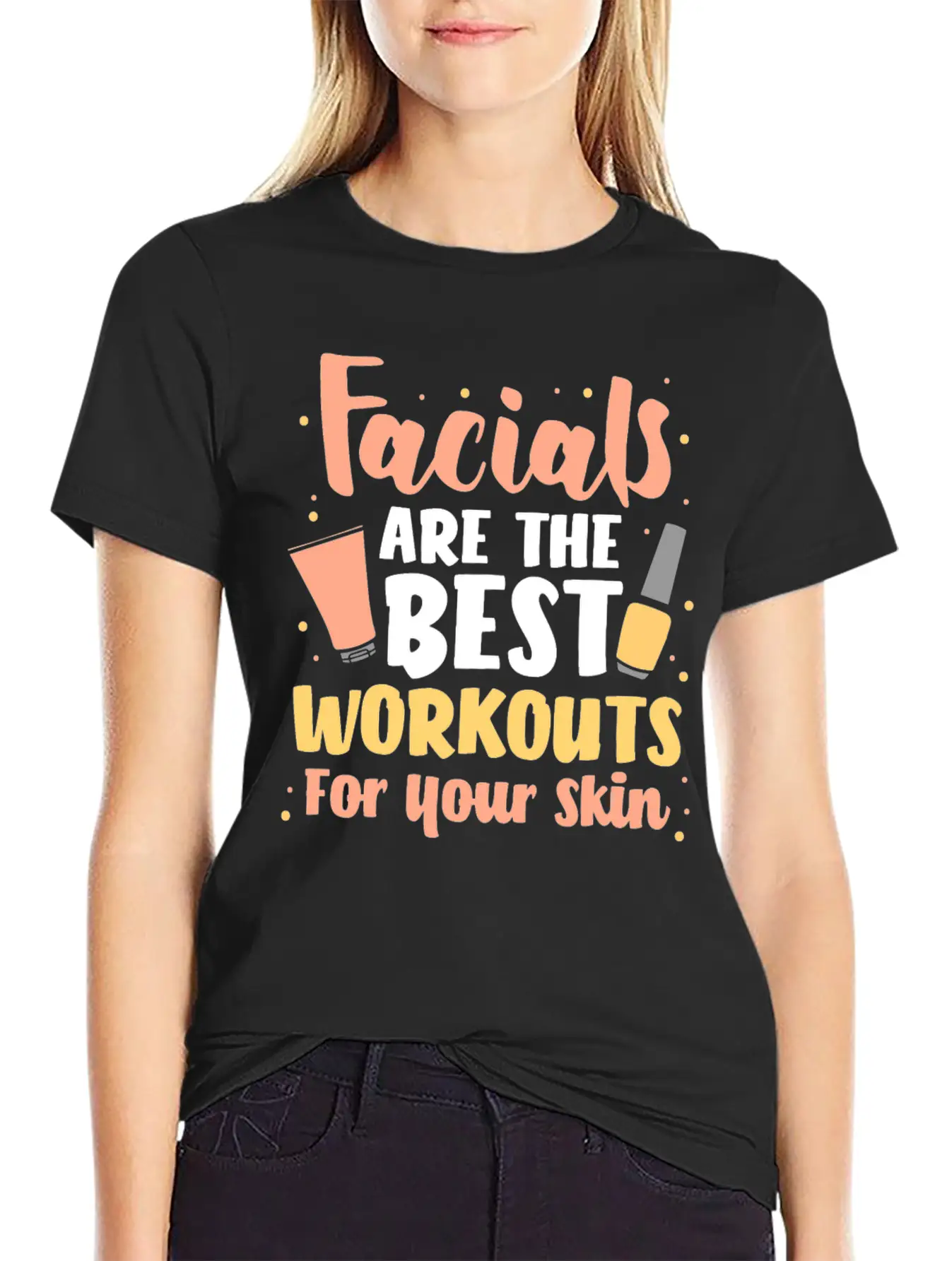 Facial Face Skin Care Dermatologist Relaxed Everyday Tee – Lightweight And Durable Cotton