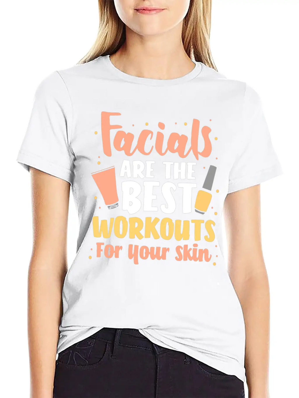 Facial Face Skin Care Dermatologist Relaxed Everyday Tee – Lightweight And Durable Cotton
