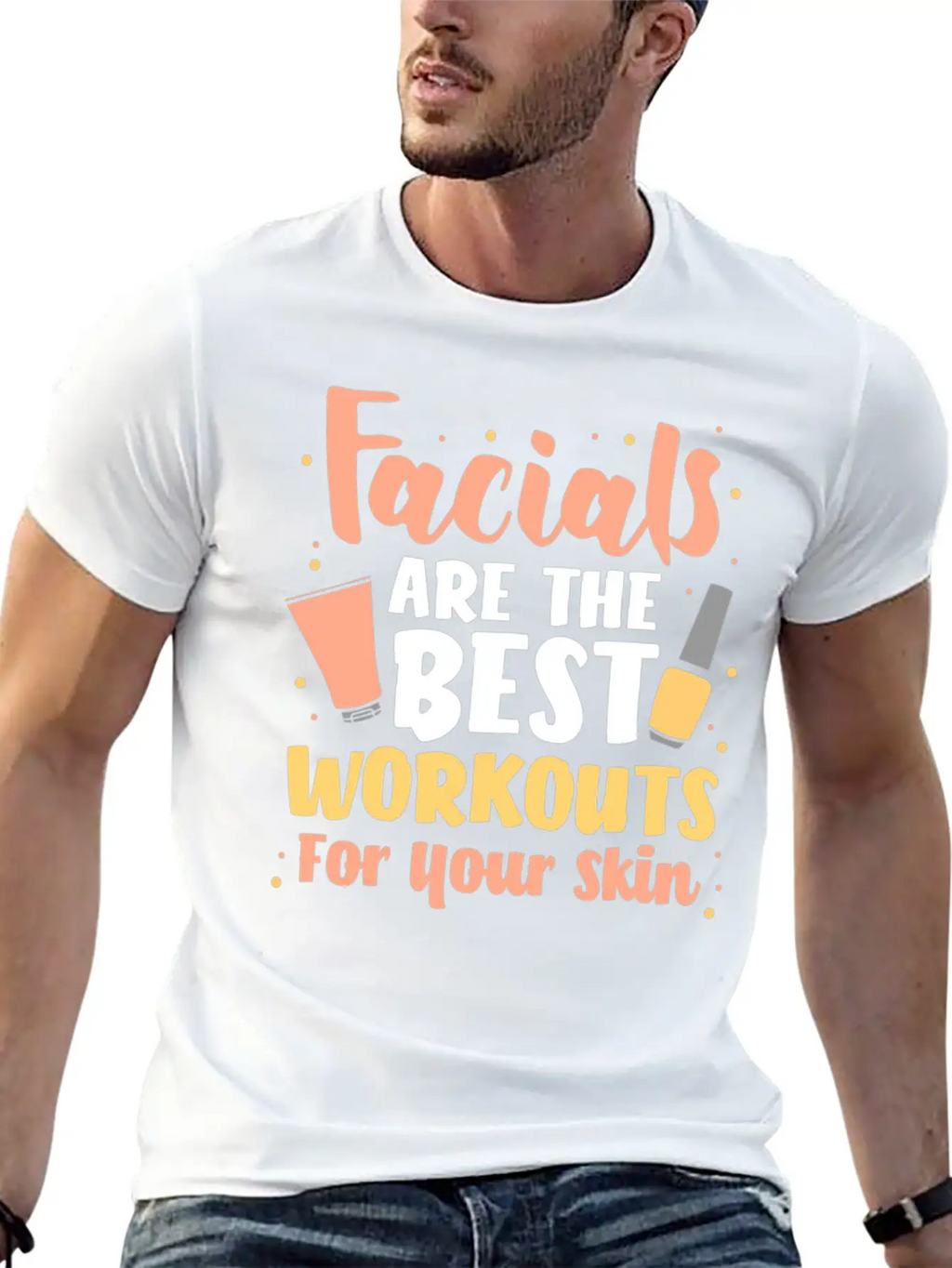 Facial Face Skin Care Dermatologist Relaxed Everyday Tee – Lightweight And Durable Cotton