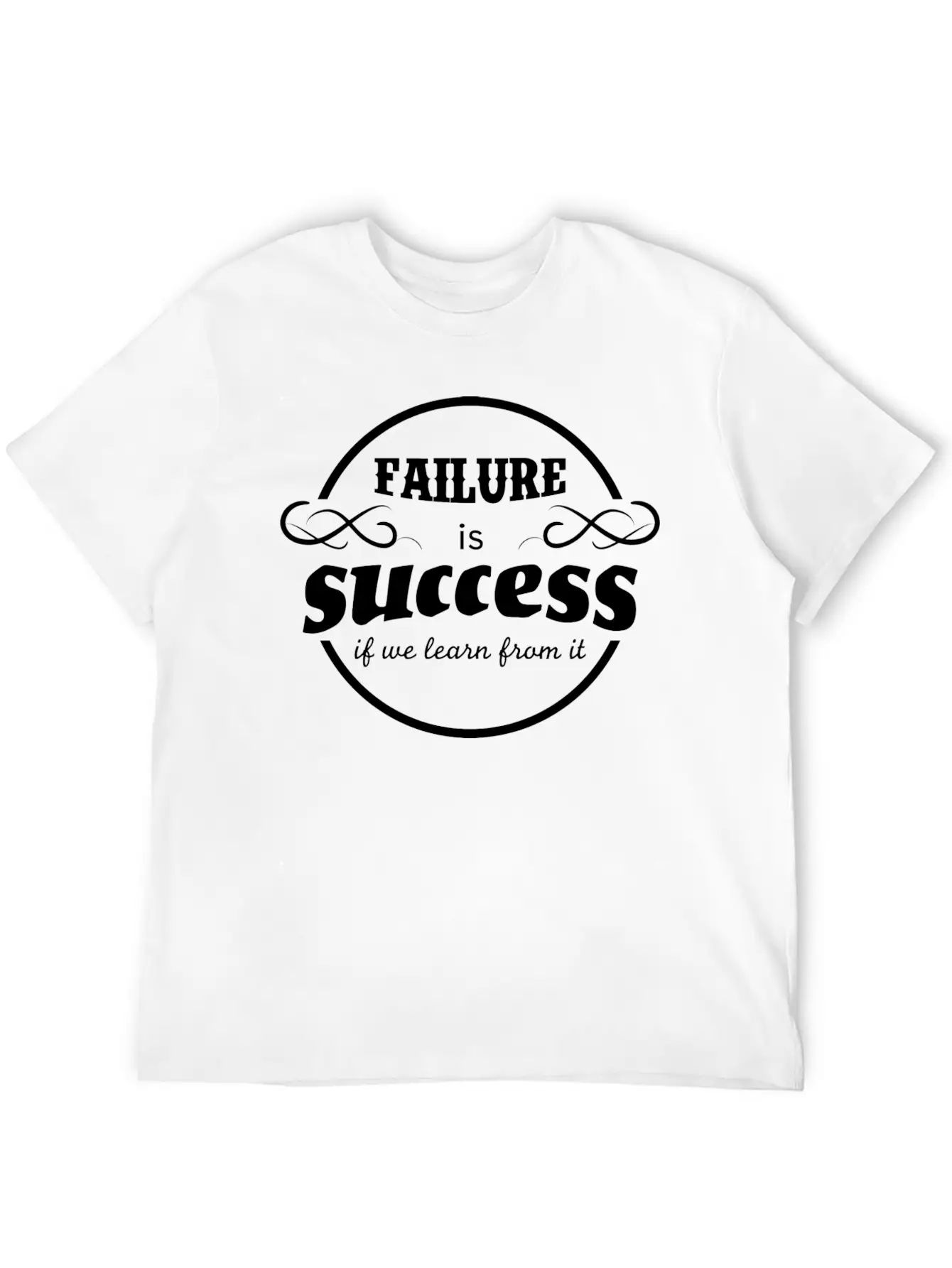 Failure Is Success If We Learn From It Timeless Short Sleeve Tee – Comfy And Minimalist Design
