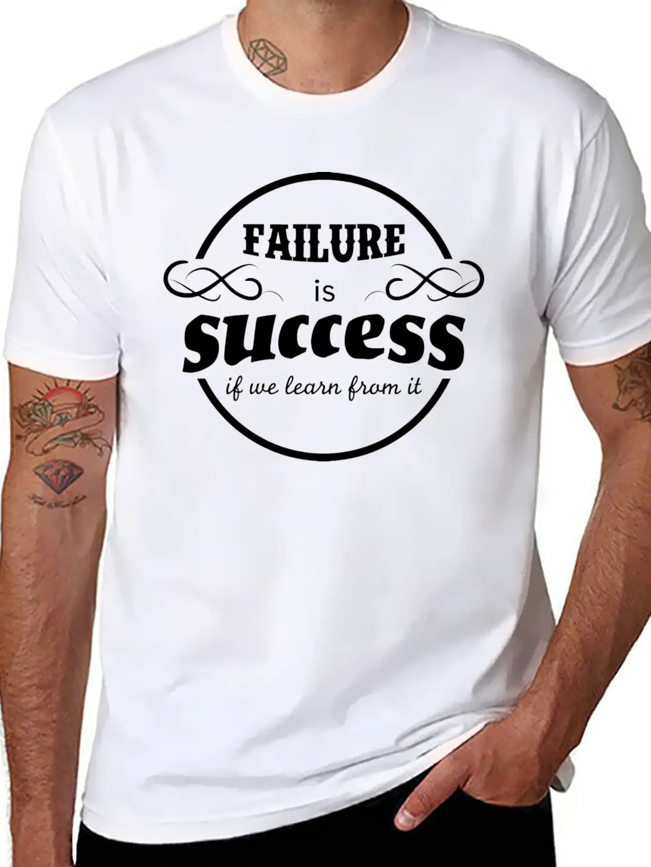 Failure Is Success If We Learn From It Timeless Short Sleeve Tee – Comfy And Minimalist Design