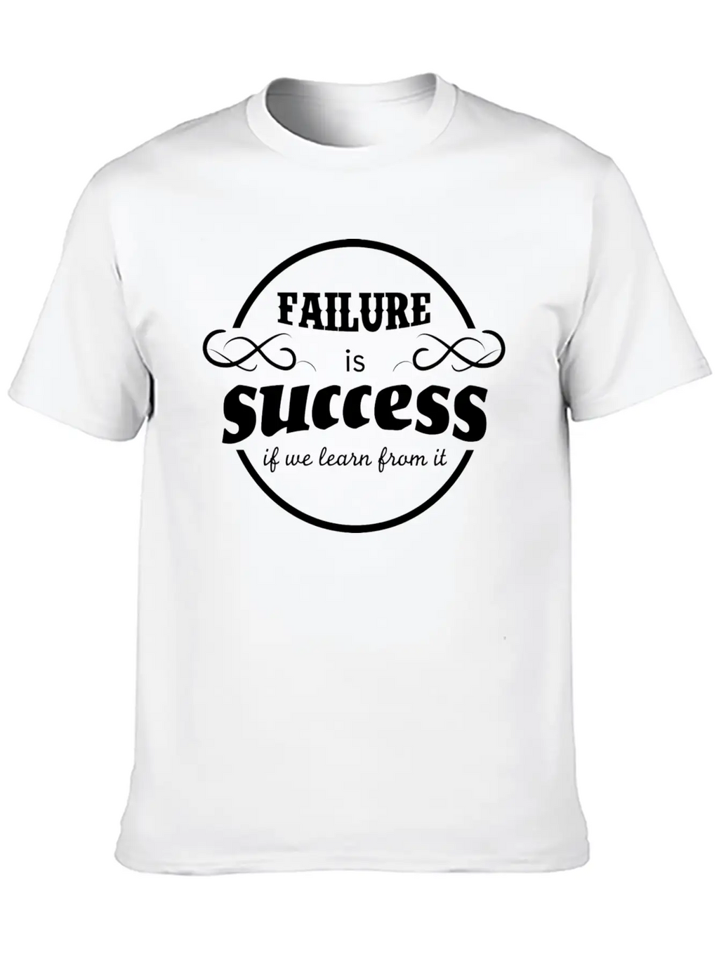 Failure Is Success If We Learn From It Timeless Short Sleeve Tee – Comfy And Minimalist Design