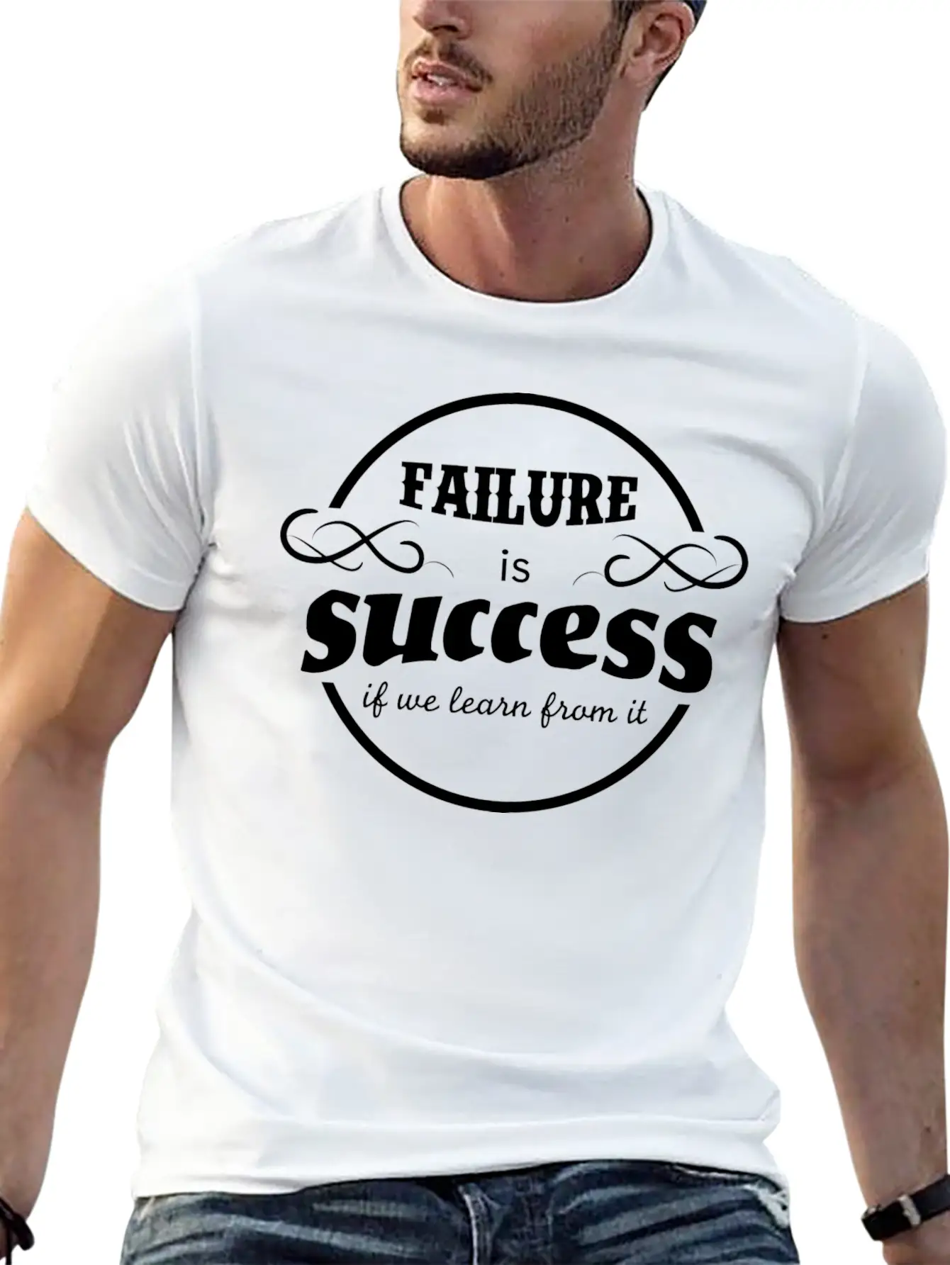 Failure Is Success If We Learn From It Timeless Short Sleeve Tee – Comfy And Minimalist Design