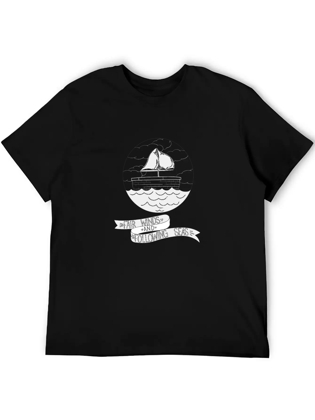 Fair Winds And Following Seas Essential Cotton Tee For Daily Outfits – Unisex Style
