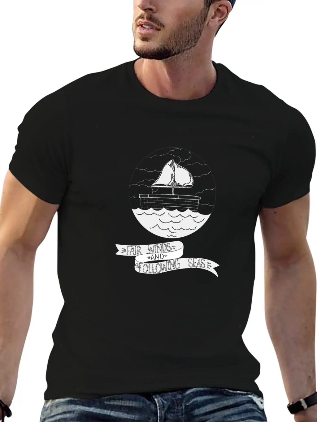 Fair Winds And Following Seas Essential Cotton Tee For Daily Outfits – Unisex Style