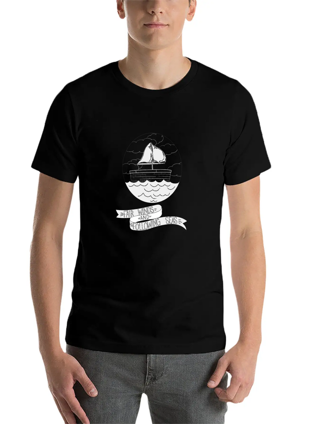 Fair Winds And Following Seas Essential Cotton Tee For Daily Outfits – Unisex Style