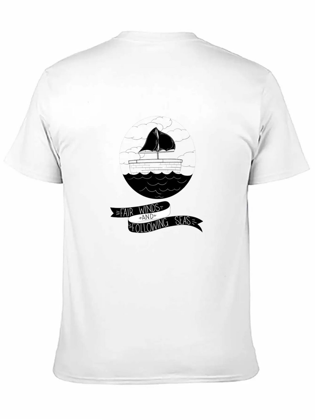 Fair Winds And Following Seas Essential Cotton Tee For Daily Outfits – Unisex Style