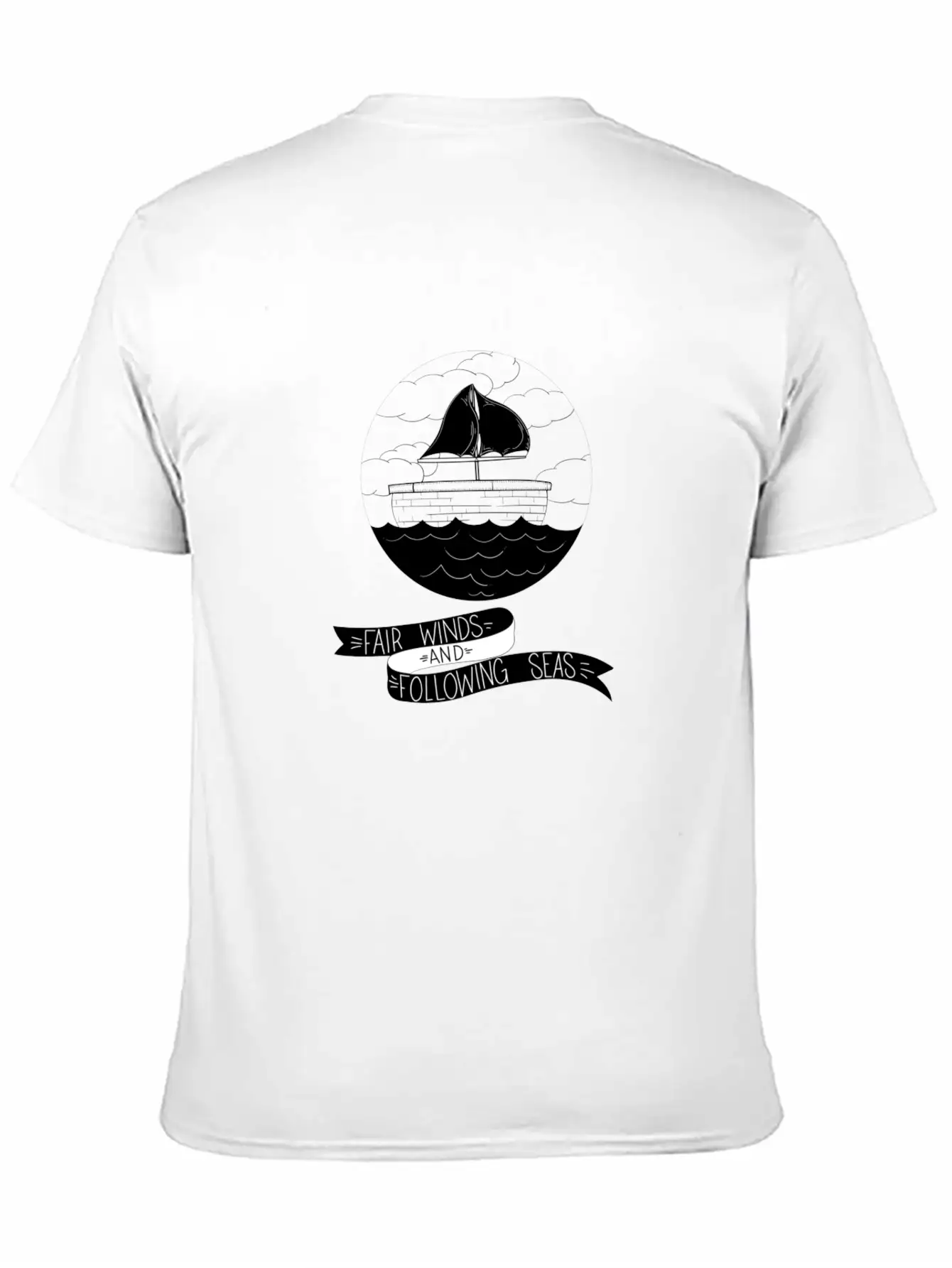 Fair Winds And Following Seas Essential Cotton Tee For Daily Outfits – Unisex Style