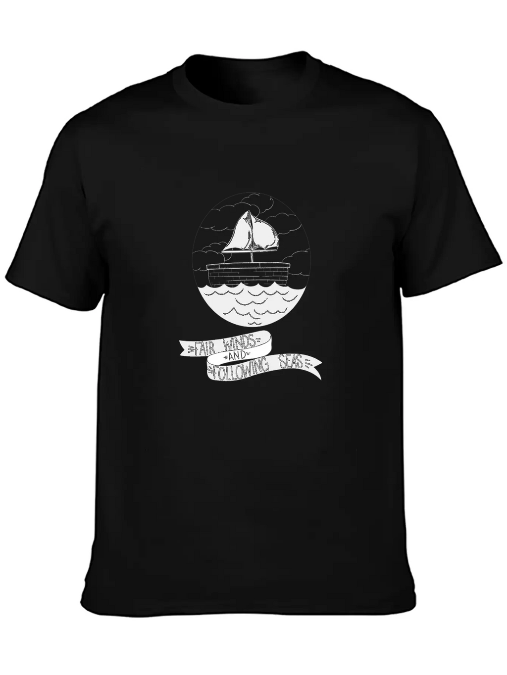 Fair Winds And Following Seas Essential Cotton Tee For Daily Outfits – Unisex Style