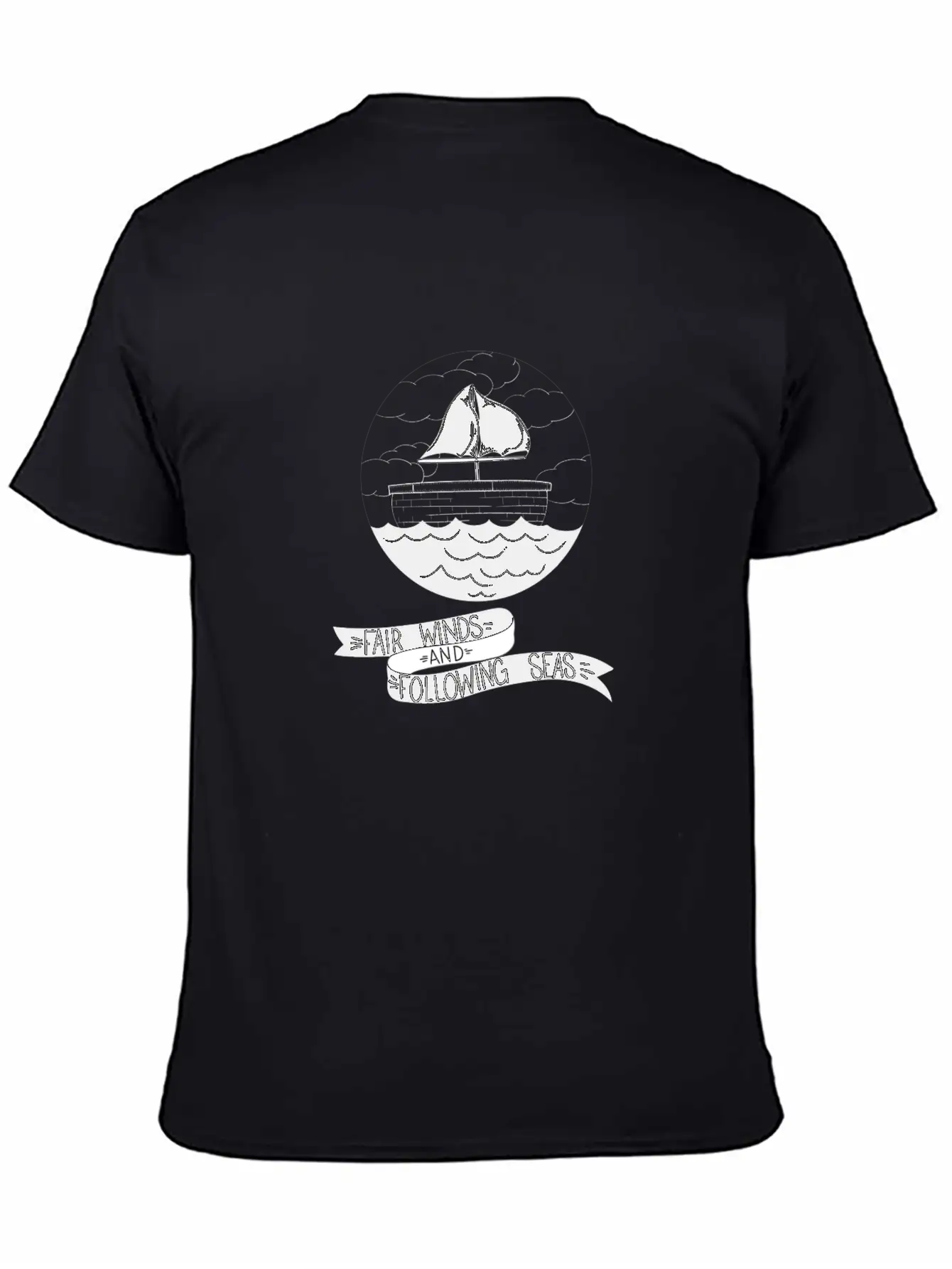 Fair Winds And Following Seas Essential Cotton Tee For Daily Outfits – Unisex Style