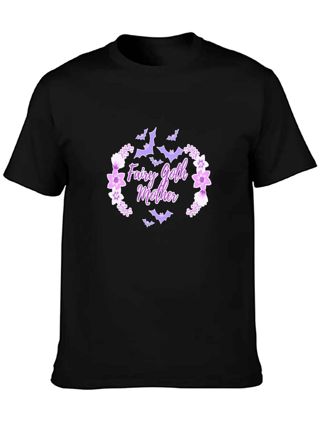 Fairy Goth Mother Breathable Soft Cotton T-Shirt – Timeless Casual Look