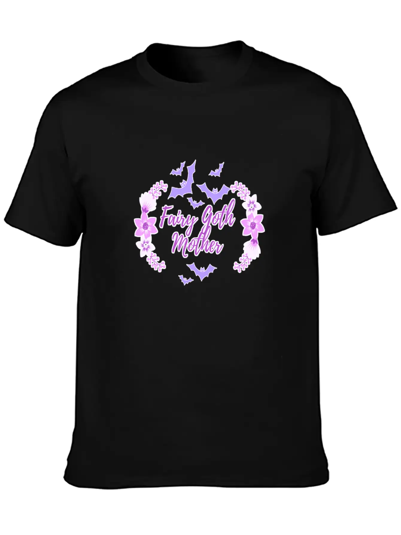 Fairy Goth Mother Breathable Soft Cotton T-Shirt – Timeless Casual Look