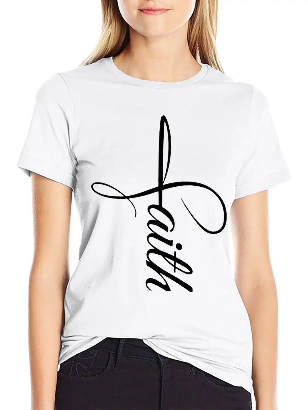 Faith Monogram Aesthetic Clothing For Unisex Classic Cotton Tee – Unisex Comfort For Any Season