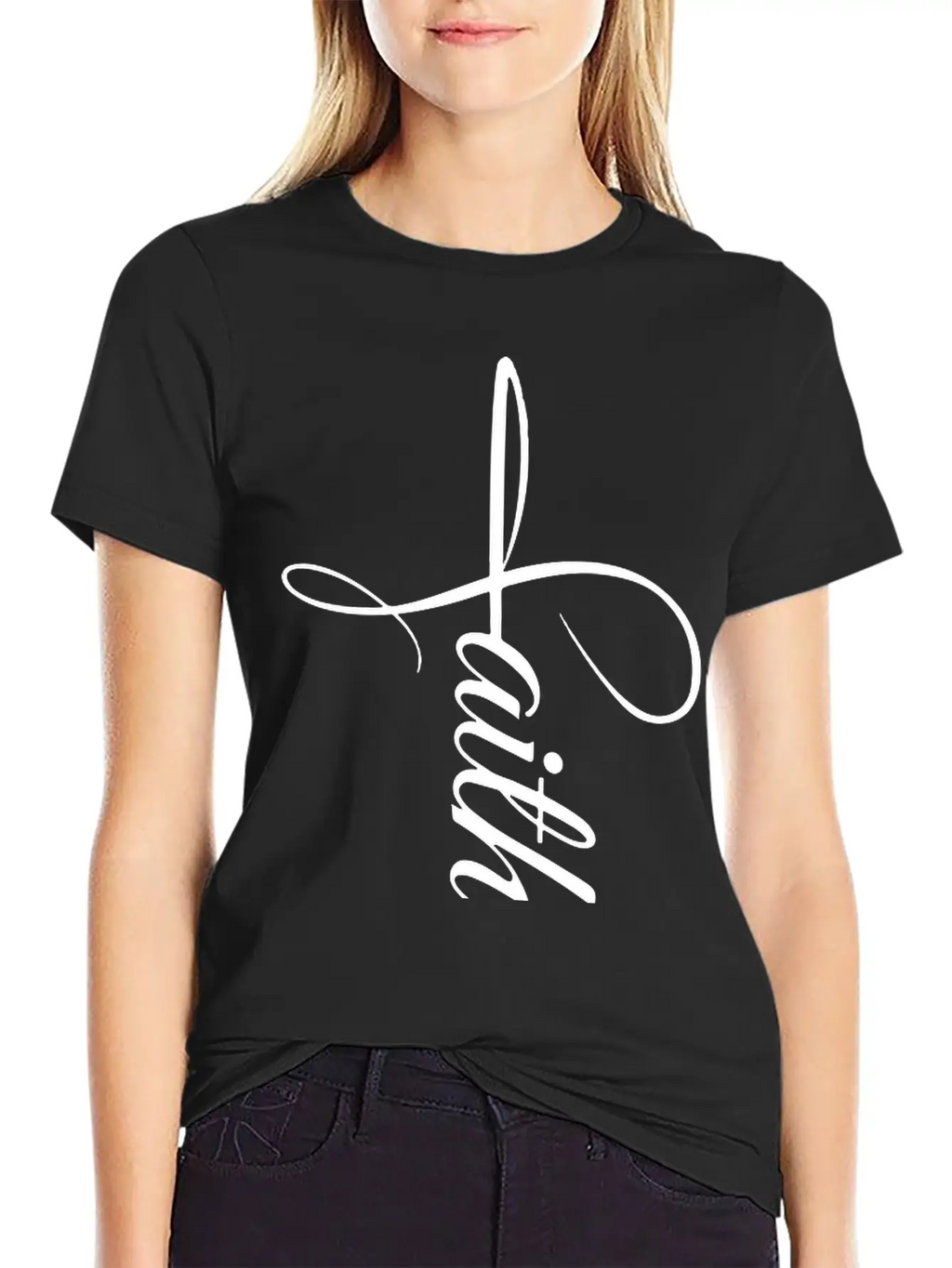 Faith Monogram Aesthetic Clothing For Unisex Classic Cotton Tee – Unisex Comfort For Any Season