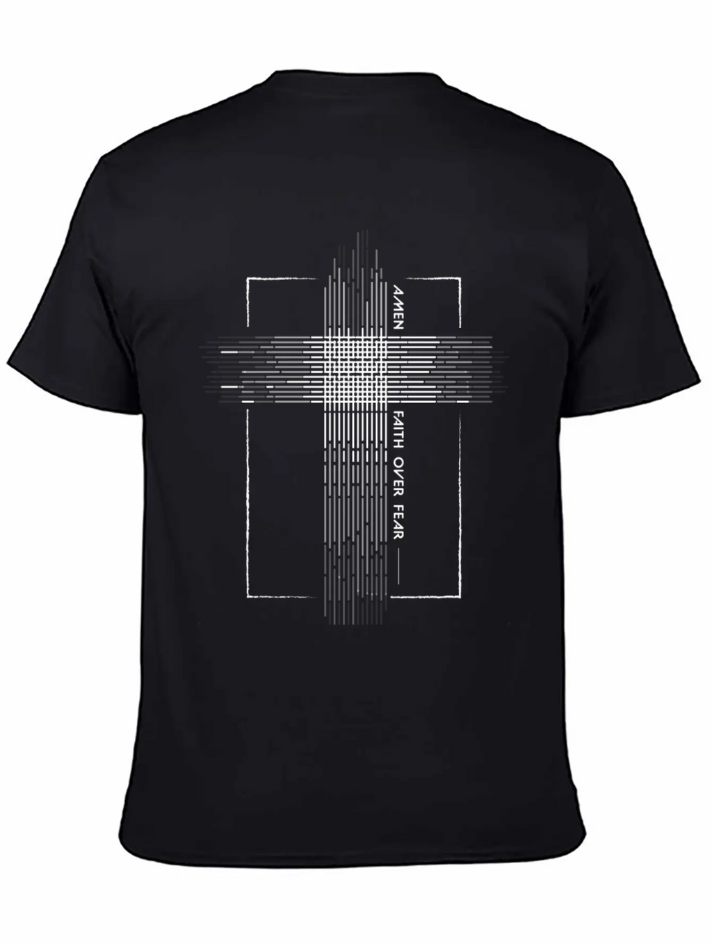 Faith Over Fear White Relaxed Everyday Tee – Lightweight And Durable Cotton