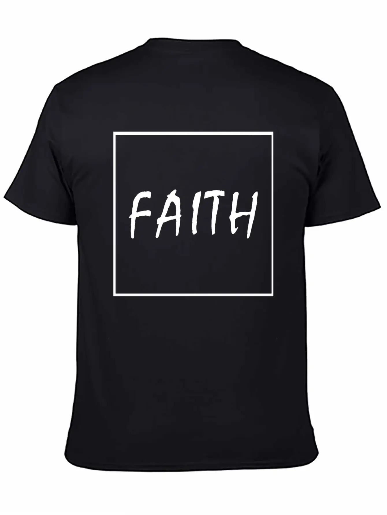 Faith (white) Essential Cotton Tee For Daily Outfits – Unisex Style