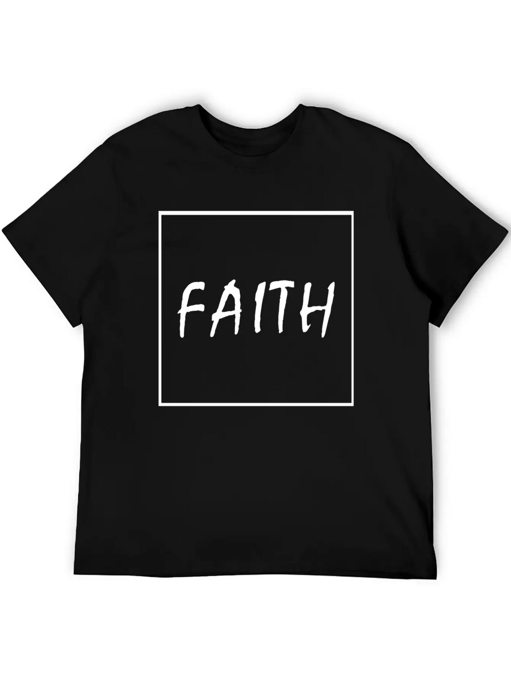 Faith (white) Essential Cotton Tee For Daily Outfits – Unisex Style