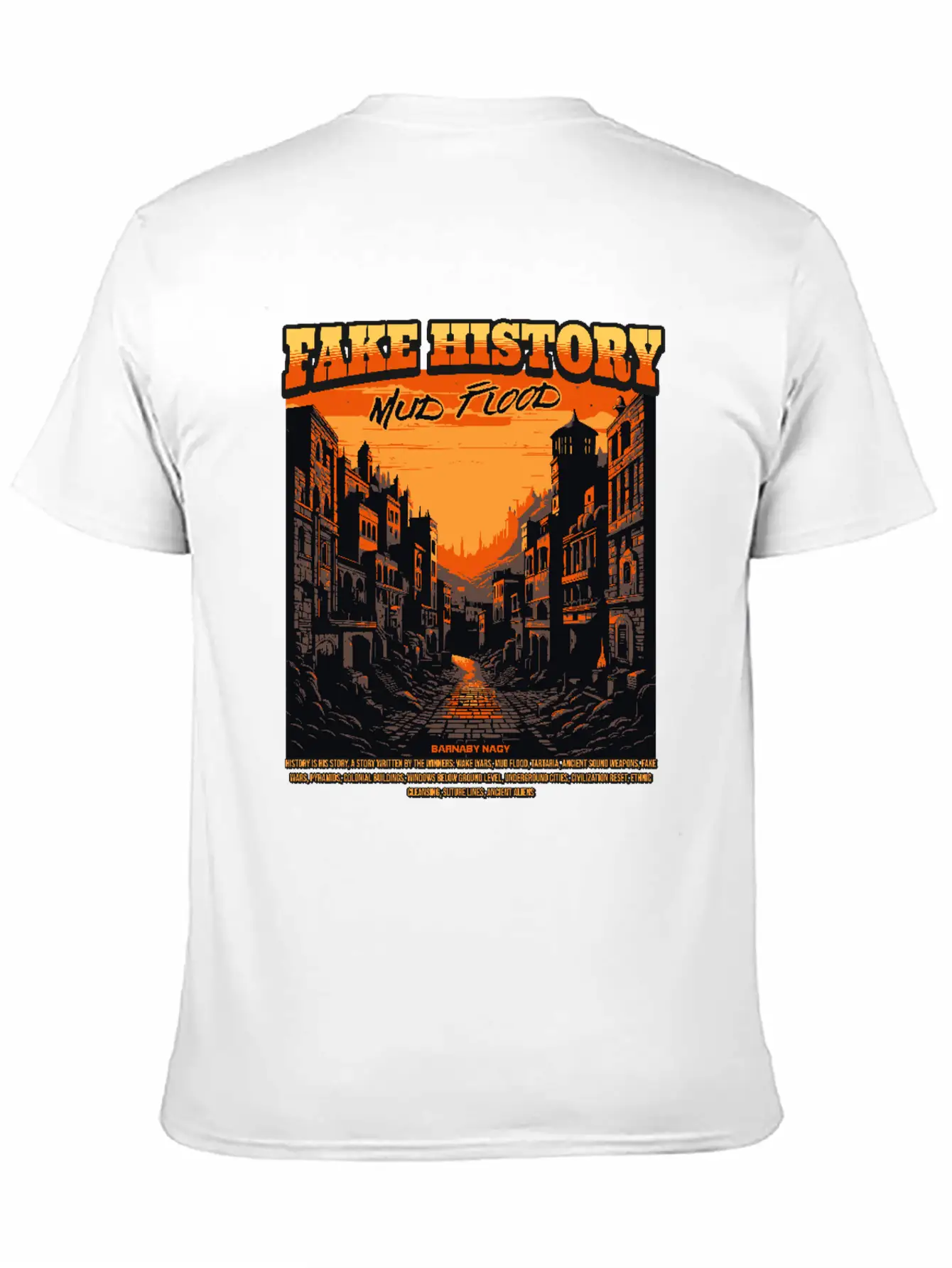 Fake History - Mud Flood Stylish Everyday T-Shirt – Unisex Basic Cotton Tee