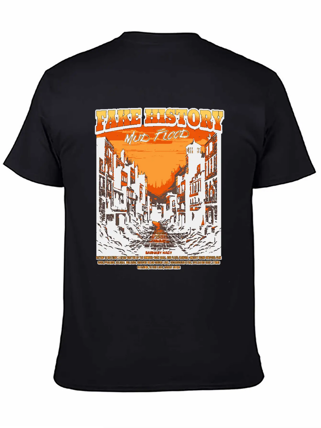 Fake History - Mud Flood Stylish Everyday T-Shirt – Unisex Basic Cotton Tee