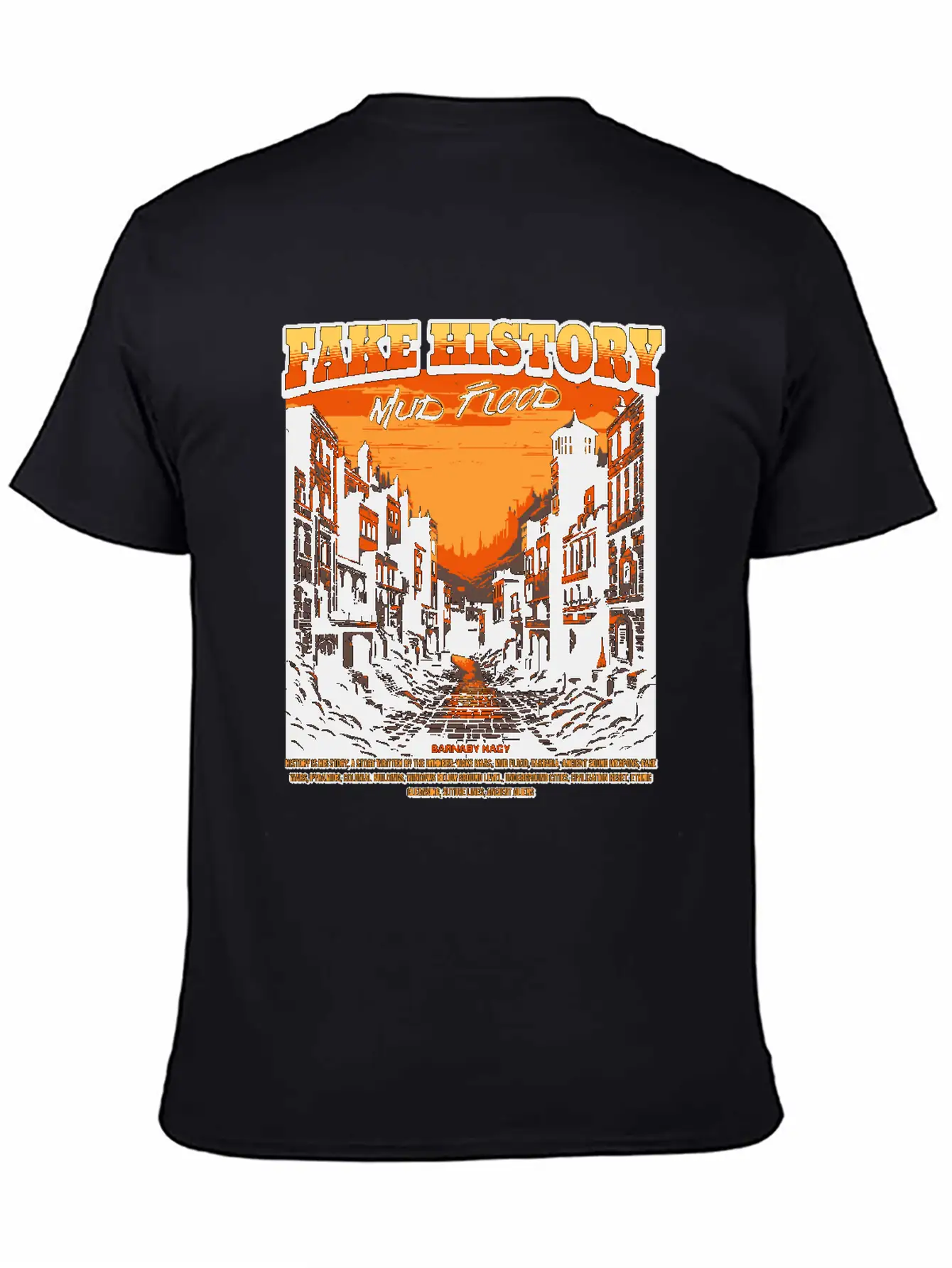 Fake History - Mud Flood Stylish Everyday T-Shirt – Unisex Basic Cotton Tee