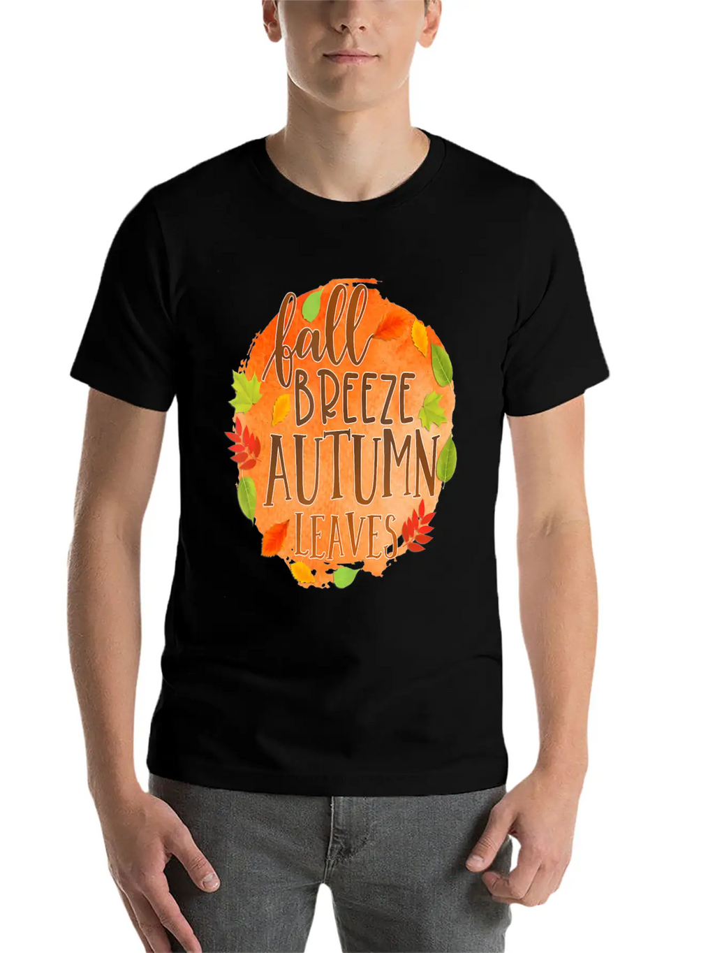 Fall Breez Autumn Leaves 1 Fall Season Timeless Short Sleeve Tee – Comfy And Minimalist Design