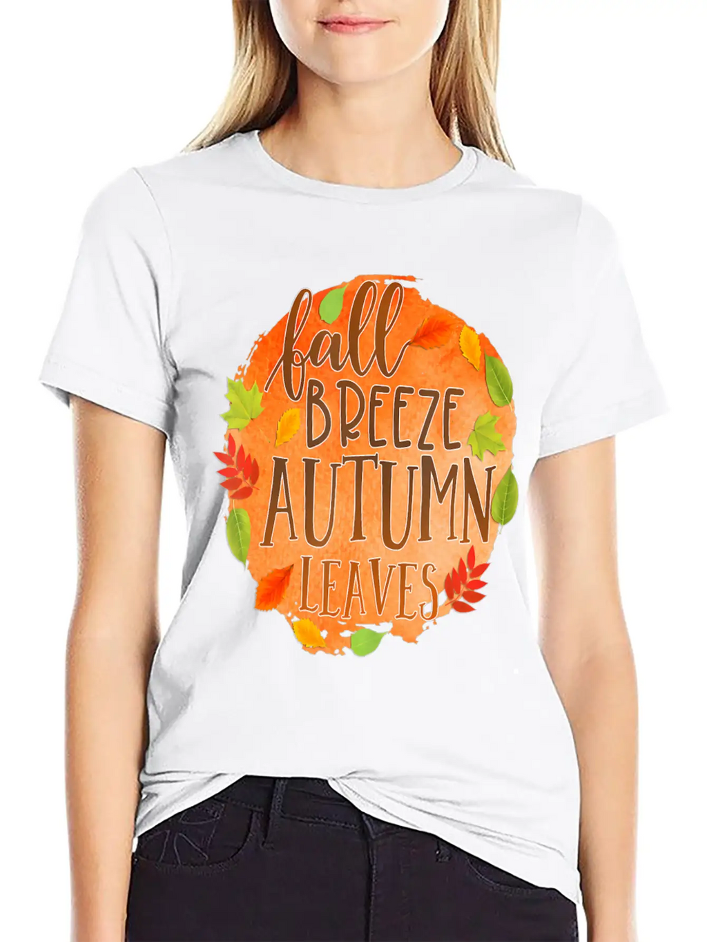 Fall Breez Autumn Leaves 1 Fall Season Timeless Short Sleeve Tee – Comfy And Minimalist Design