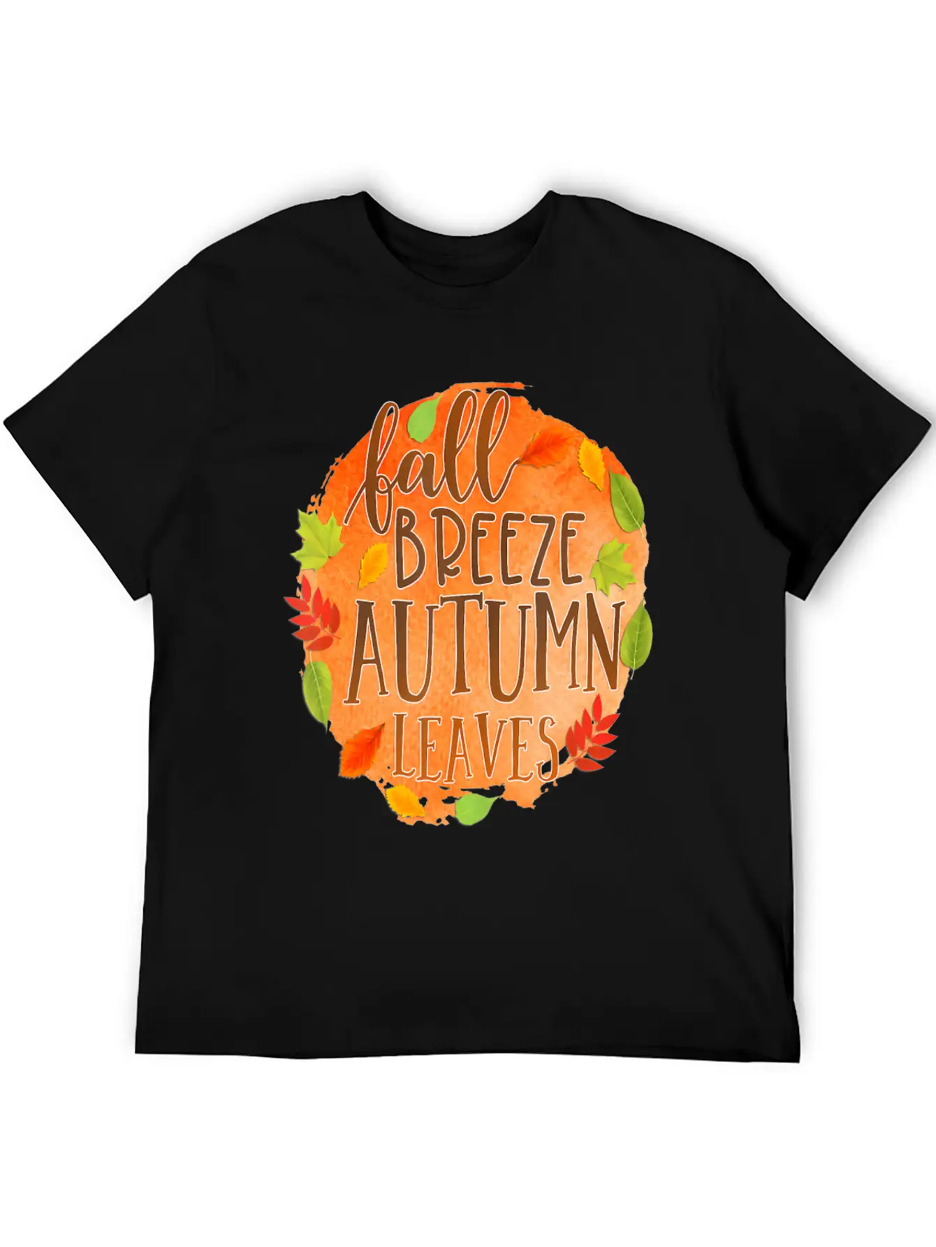 Fall Breez Autumn Leaves 1 Fall Season Timeless Short Sleeve Tee – Comfy And Minimalist Design