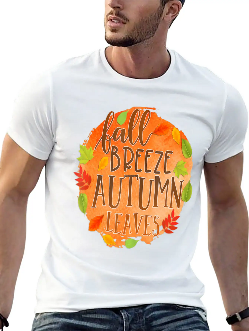Fall Breez Autumn Leaves 1 Fall Season Timeless Short Sleeve Tee – Comfy And Minimalist Design