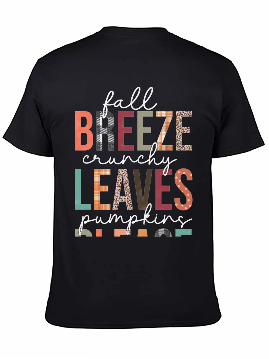 Fall Breeze Crunchy Leaves Pumpkins Please Classic Cotton Tee – Unisex Comfort For Any Season