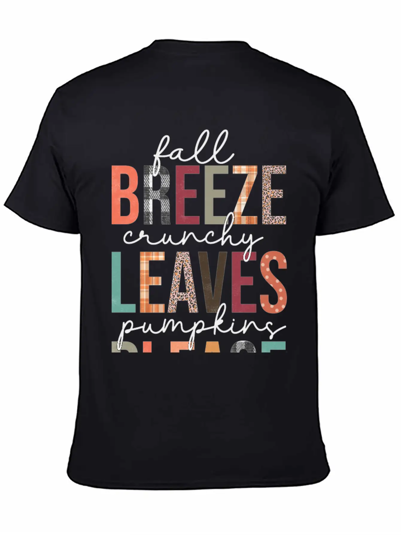 Fall Breeze Crunchy Leaves Pumpkins Please Classic Cotton Tee – Unisex Comfort For Any Season