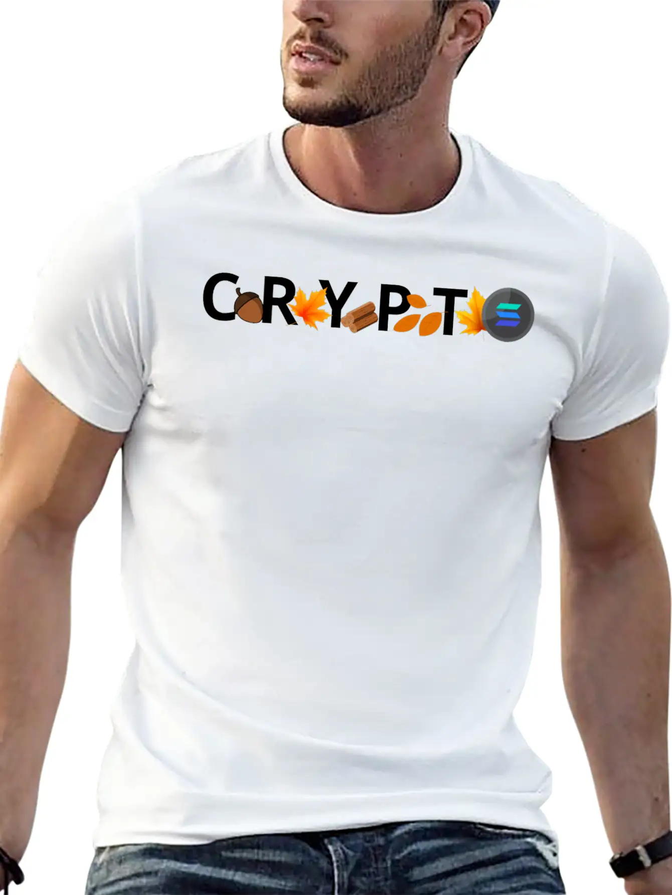 Fall Infused Crypto Stylish Everyday T-Shirt – Unisex Basic Cotton Tee