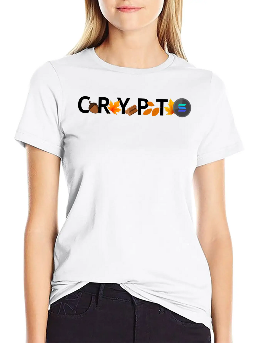 Fall Infused Crypto Stylish Everyday T-Shirt – Unisex Basic Cotton Tee